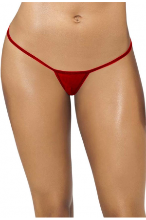 Kırmızı Tül Tanga TM1115