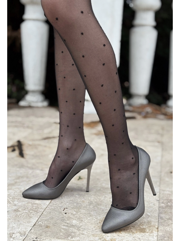 Hillar Platin Saten Stiletto Ayakkabı…
