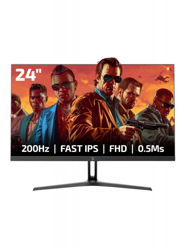 Gamepower Bull T10 24'' Flat FAST IPS 200Hz 0.5ms FHD Gaming Monitör (Sı…