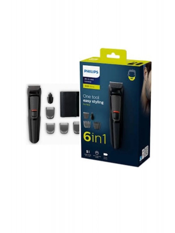 Philips Traş Makinası Islak Kuru 6+1 Başlık -saç-sakal- Vucüt - Kablosuz Kullanım- Delux 2022 Seri