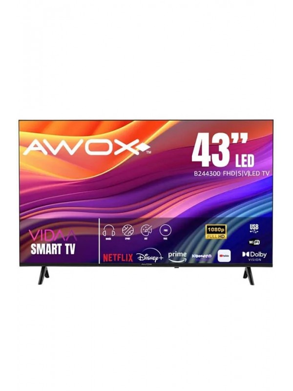 AWOX B244300fh Full Hd 43" 109 Ekran Uydu Alıcılı Smart Led Tv…