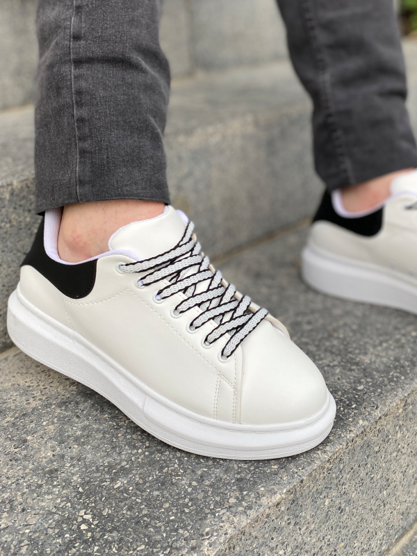 Luis a Costa LC107 Beyaz Arka Siyah Bağcıklı Erkek Ayakkabı…