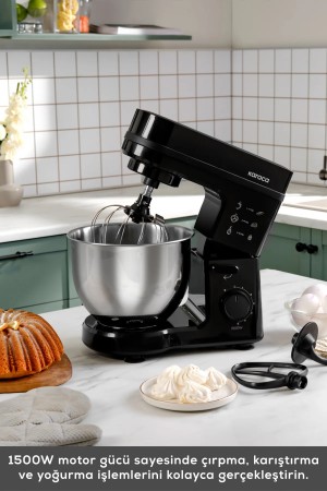 Karaca Maestrochef Stella Stand Mikser Siyah 1500w 5 Litre…