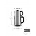 Karaca Tea Break 2 In 1 Çelik Su Isıtıcı Çay Makinesi Inox Siyah