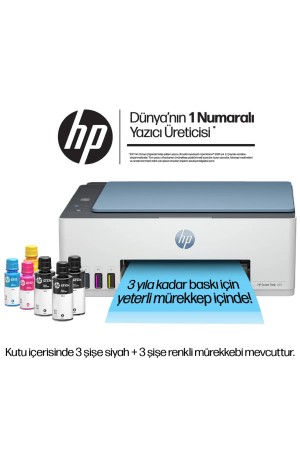 HP Smart Tank 585 All-in-One Printer,  Wifi Baskı, Fotokopi, Tar…