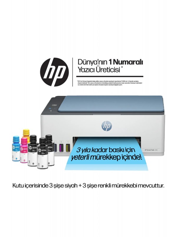 HP Smart Tank 585 All-in-One Printer,  Wifi Baskı, Fotokopi, Tarama, Wire…