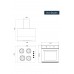 KUMTEL DİZAYN SİYAH CAM ANKASTRE SET