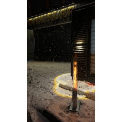 Füze Kamp Pelet Sobası - Dış Mekan Yükseklik: 130CM - Pelet Soba