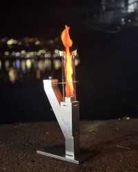 Füze Kamp Pelet Sobası - Dış Mekan Yükseklik 90CM -  Pelet Soba