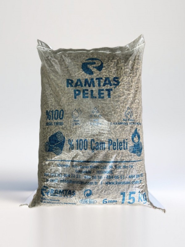 Çam Pelet Yakıtı %100 Doğal %100 Çam 15 Kg…
