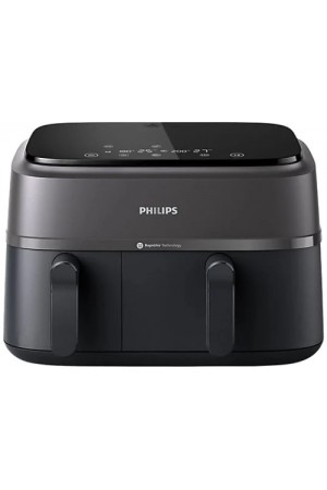 PHILIPS NA350/00 3000 Serisi Çift Hazneli Airfryer Siyah