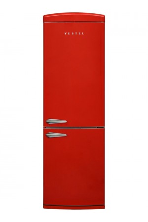 Vestel Retro NFK37201 Kırmızı F Enerji Sınıfı 330 Lt Buzdol…