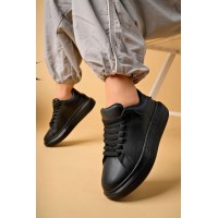 Luis a Costa LC101 Siyah ST Bağcıklı Kadın Ayakkabı