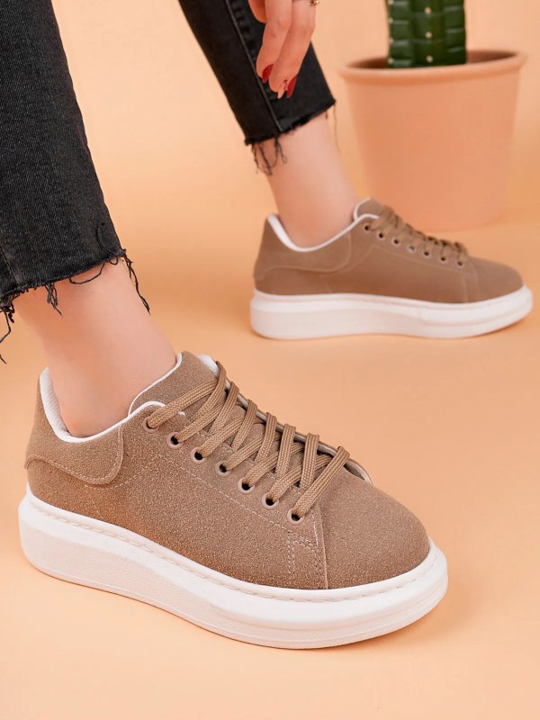 Luis a Costa LC101 Açık Kahve Süet Kadın Sneaker…