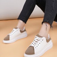 Luis a Costa LC109 Beyaz Kahve Süet Kadın Sneaker