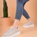 Luis a Costa LC101 Gri Süet Kadın Sneaker