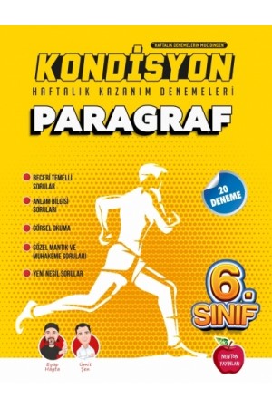 NEWTON YAYINLARI 6.SINIF KONDİSYON + PARAGRAF DENEMESİ 20 HAFTA…