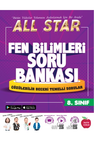 NEWTON YAYINLARI 8.SINIF ALL STAR FEN BİLİMLERİ SORU BANKASI…