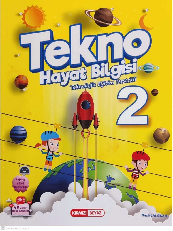 KIRMIZI BEYAZ YAYINLARI 2. SINIF TEKNO TEKNOLOJİK EĞİTİM DESTEKLİ HAY…