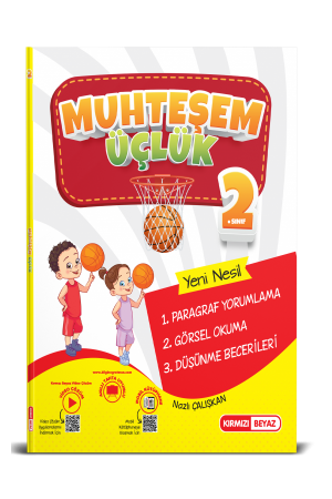 KIRMIZI BEYAZ YAYINLARI 2. SINIF MUHTEŞEM ÜÇLÜK (PARAGRAF-GÖRSEL …