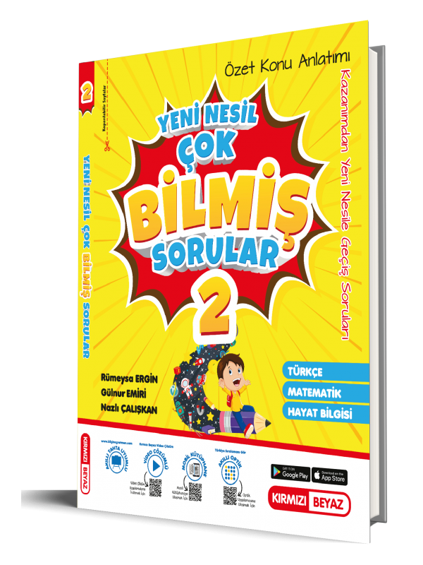 KIRMIZI BEYAZ YAYINLARI 2. SINIF YENİ NESİL ÇOK BİLMİŞ SORULAR…