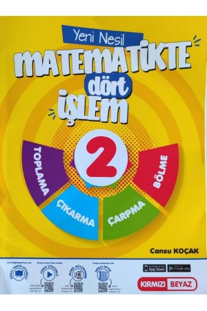 KIRMIZI BEYAZ YAYINLARI 2. SINIF MATEMATİKTE DÖRT İŞLEM…