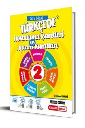 KIRMIZI BEYAZ YAYINLARI 2.SINIF TÜRKÇEDE NOKTALAMA İŞARETLERİ YAZ…