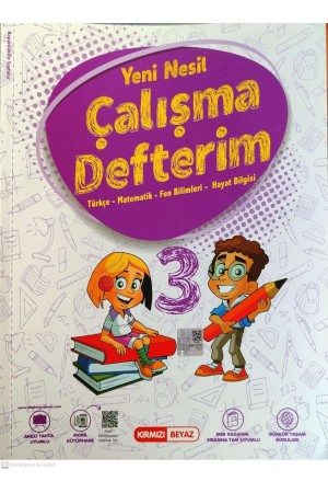 KIRMIZI BEYAZ YAYINLARI 3.SINIF ÇALIŞMA DEFTERİ…