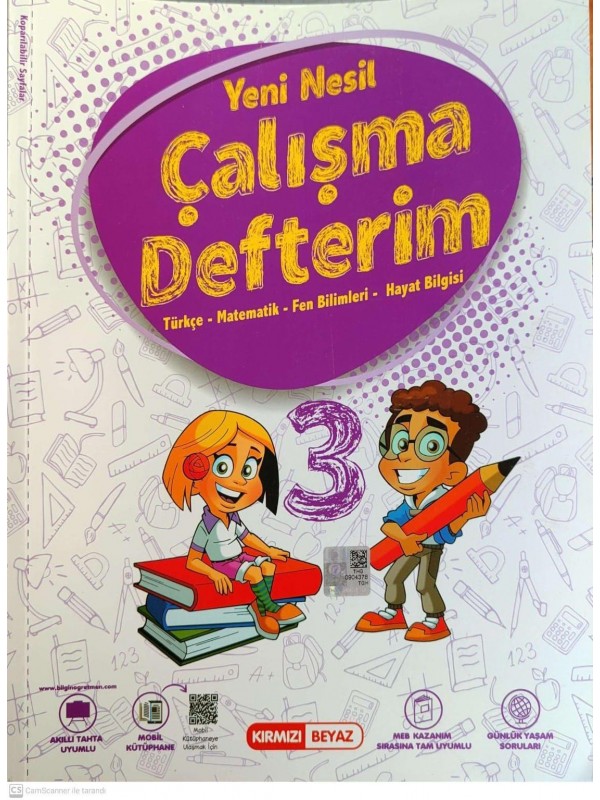 KIRMIZI BEYAZ YAYINLARI 3.SINIF ÇALIŞMA DEFTERİ…
