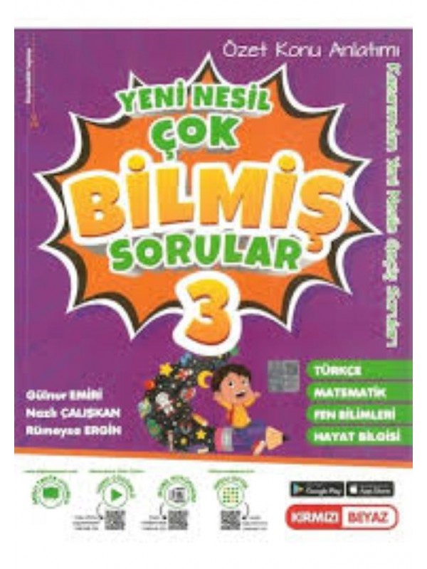 KIRMIZI BEYAZ YAYINLARI 3.SINIF YENİ NESİL ÇOK BİLMİŞ SORULAR…