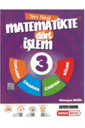 KIRMIZI BEYAZ YAYINLARI 3. SINIF MATEMATİKTE DÖRT İŞLEM…