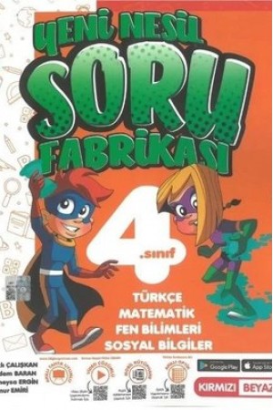 KIRMIZI BEYAZ YAYINLARI 4. SINIF EFSANE SORU FABRİKASI…