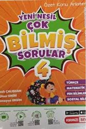 KIRMIZI BEYAZ YAYINLARI 4. SINIF YENİ NESİL ÇOK BİLMİŞ SORULAR…