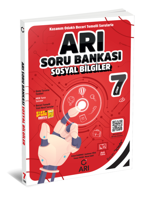 7. Sınıf Sosyal Bilgiler ARI SORU BANKASI    + Grafik kitabı…