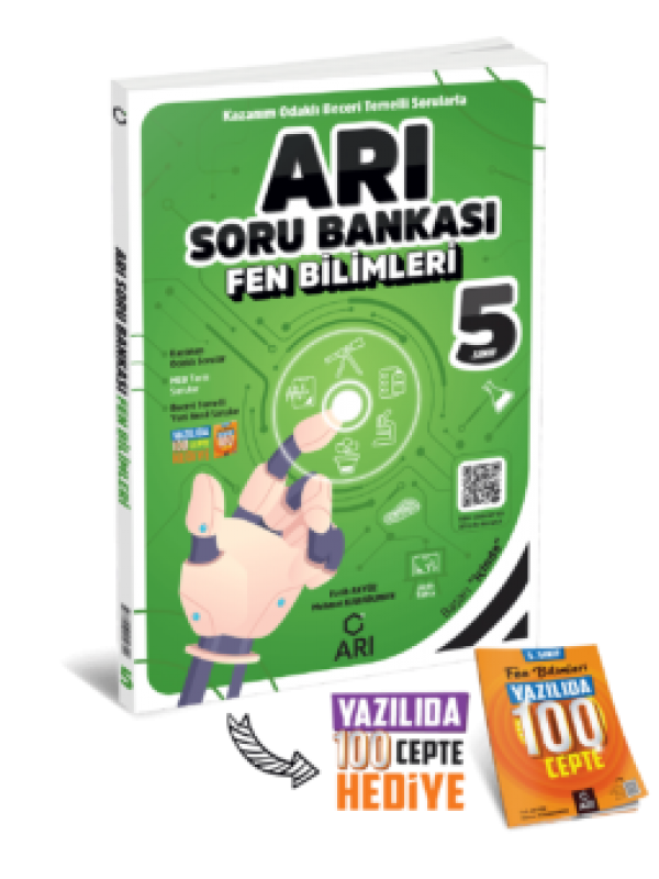 ARI YAYINLARI 5. SINIF FEN BİLİMLERİ  SORU BANKASI + Yazılı eki…