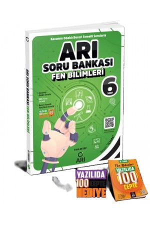 6.SINIF FEN BİLİMLERİR ARI SORU BANKASI + Yazılıda 100 Cepte…