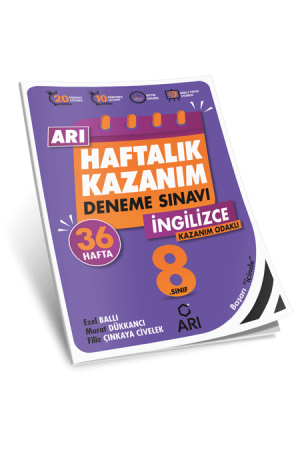 8 Sınıf Haftalık Kazanım İngilizce Deneme Sınavı…