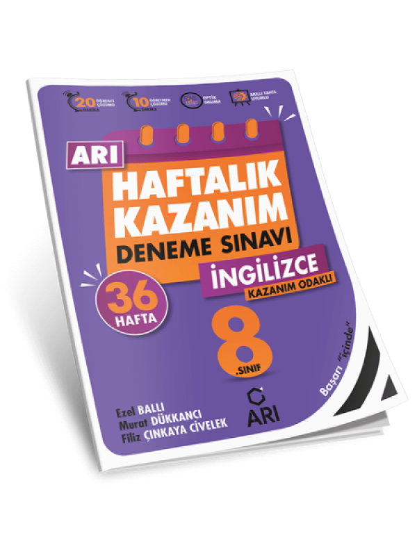 8 Sınıf Haftalık Kazanım İngilizce Deneme Sınavı…
