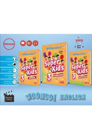 KIRMIZI BEYAZ YAYINLARI 3.SINIF WOOHOO ENGLISH SUPER KIDS…
