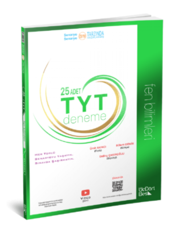 ÜÇDÖRT BEŞ YAYINLARI TYT FEN 25 Lİ FEN DENEME…