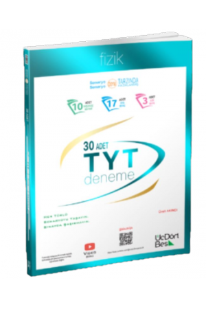 ÜÇDÖRT BEŞ YAYINLARI TYT 30 LU FİZİK  DENEME…
