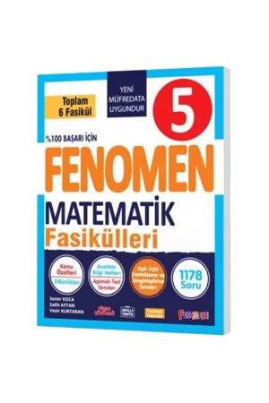 FENOMEN 5 MATEMATİK FASİKÜLLERİ (TOPLAM 6 FASİKÜL)…