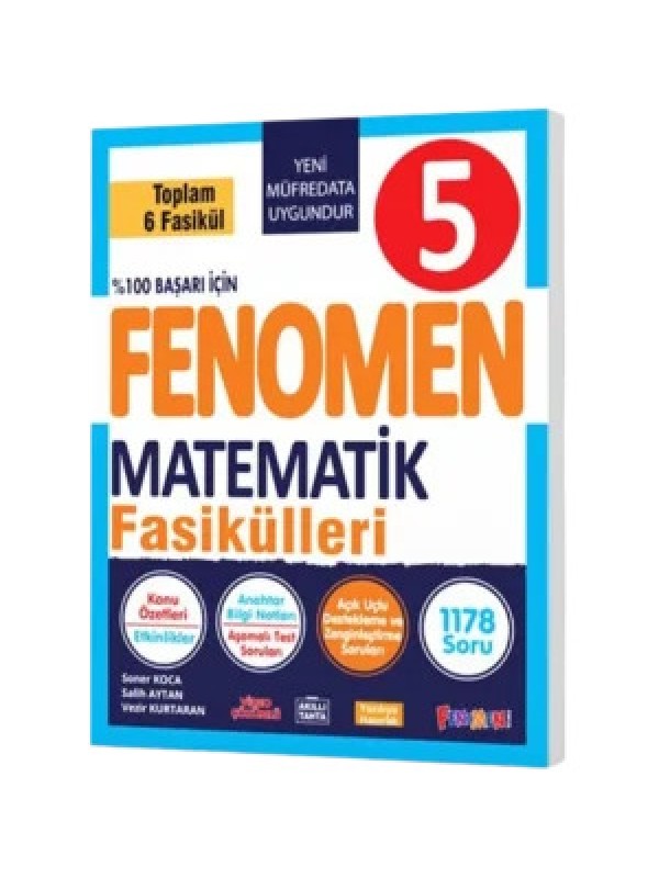 FENOMEN 5 MATEMATİK FASİKÜLLERİ (TOPLAM 6 FASİKÜL)…