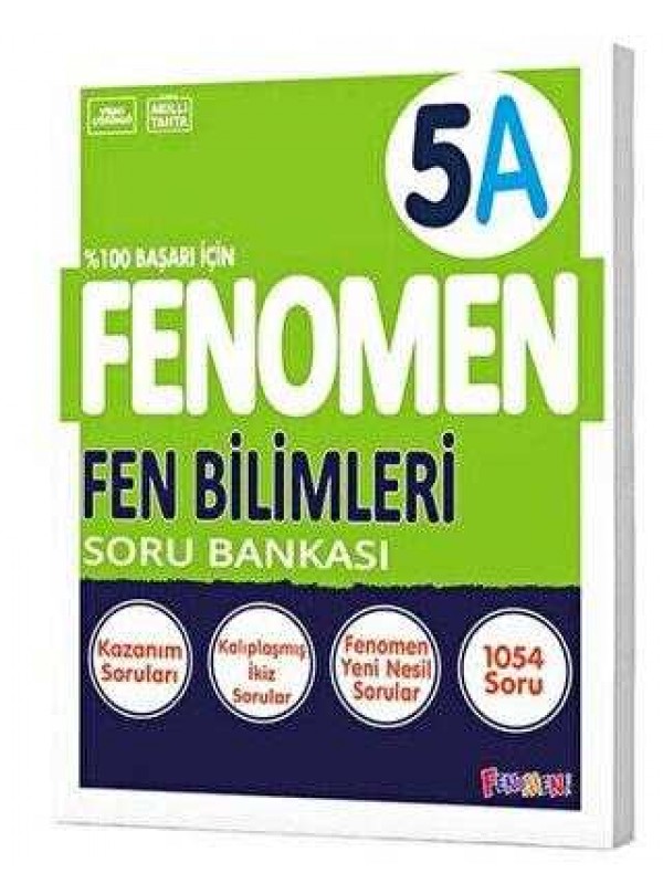 FENOMEN 5 FEN BİLİMLERİ SORU BANKASI (A)…