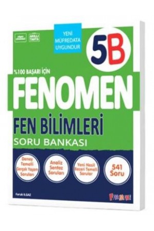 FENOMEN 5 FEN BİLİMLERİ SORU BANKASI (B)…