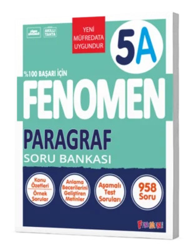 FENOMEN 5 PARAGRAF SORU BANKASI (A)…