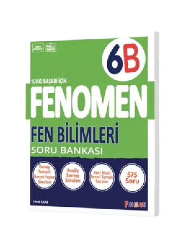 FENOMEN 6 FEN BİLİMLERİ SORU BANKASI (B)…