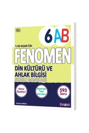 FENOMEN 6 DİN KÜLTÜRÜ VE AHLAK BİLGİSİ KONU ÖZETLİ SORU BANKA…