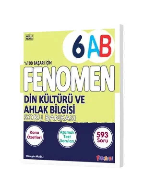 FENOMEN 6 DİN KÜLTÜRÜ VE AHLAK BİLGİSİ KONU ÖZETLİ SORU BANKASI (…