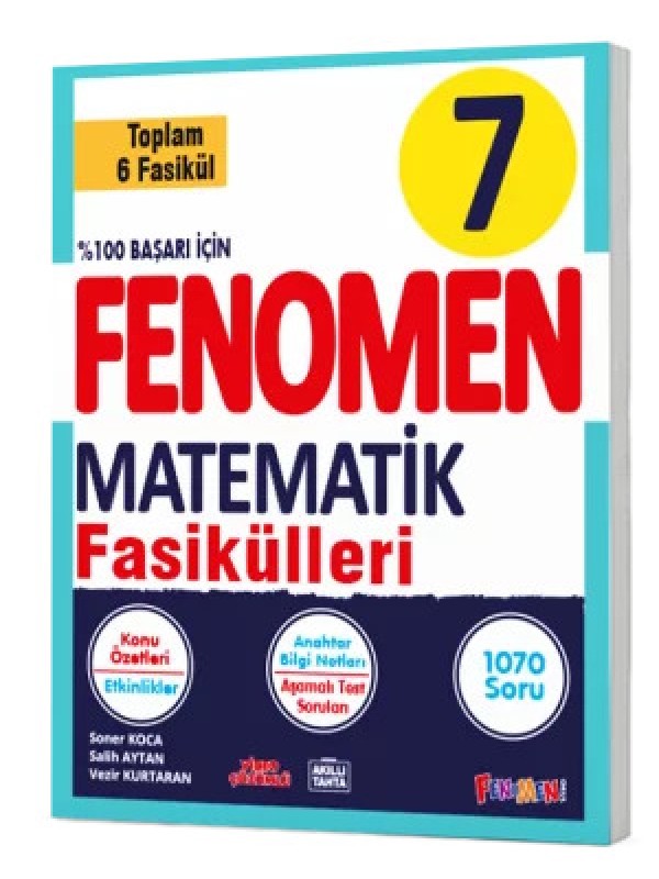 FENOMEN 7 MATEMATİK FASİKÜLLERİ (TOPLAM 6 FASİKÜL)…